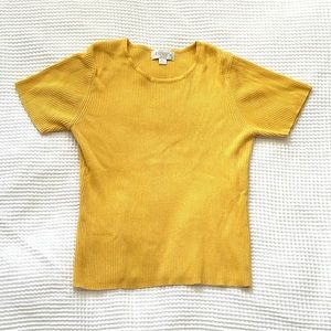 Annex Gold Ribbed Top size XL